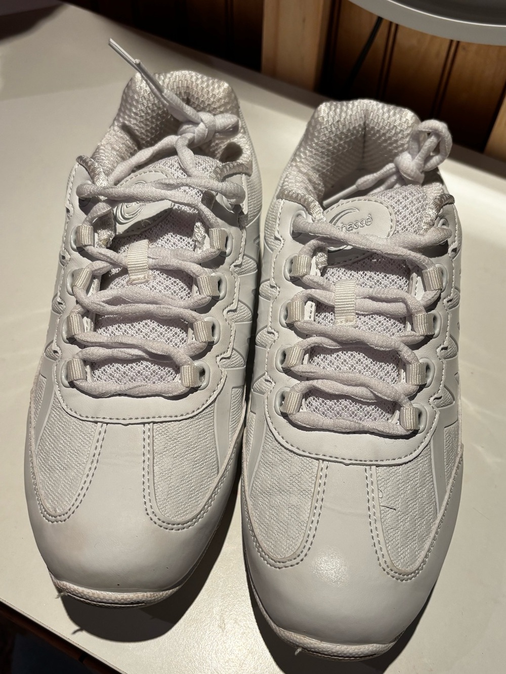 Chasse White Cheer Shoes! Like New